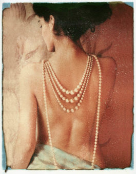 Wendi Schneider - Pearls (polaroid transfer)